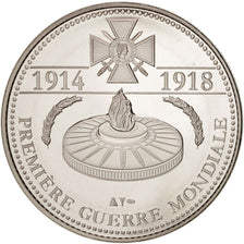 FRANCE, History, The Fifth Republic, Medal, MS(65-70), Nickel, 40, 31.20