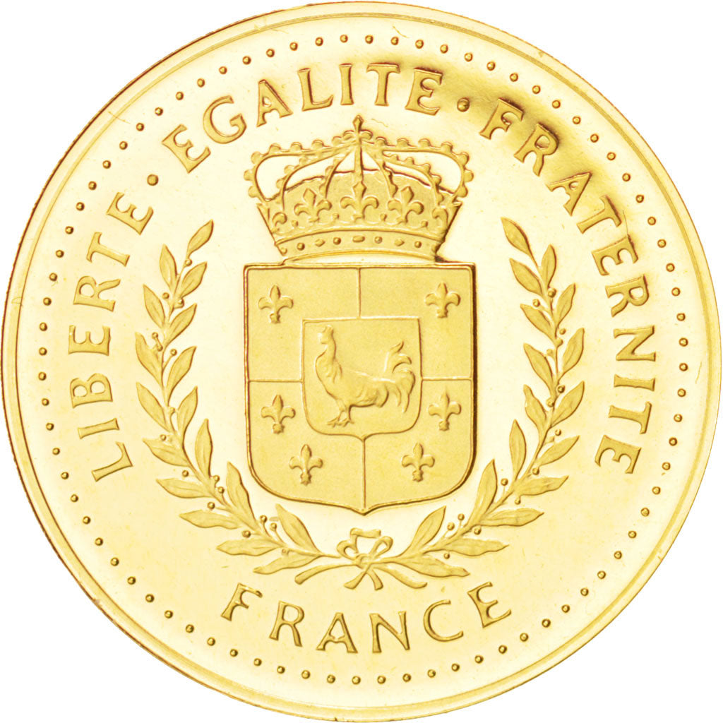 France, Medal, The Fifth Republic, History, MS(65-70), Gold
