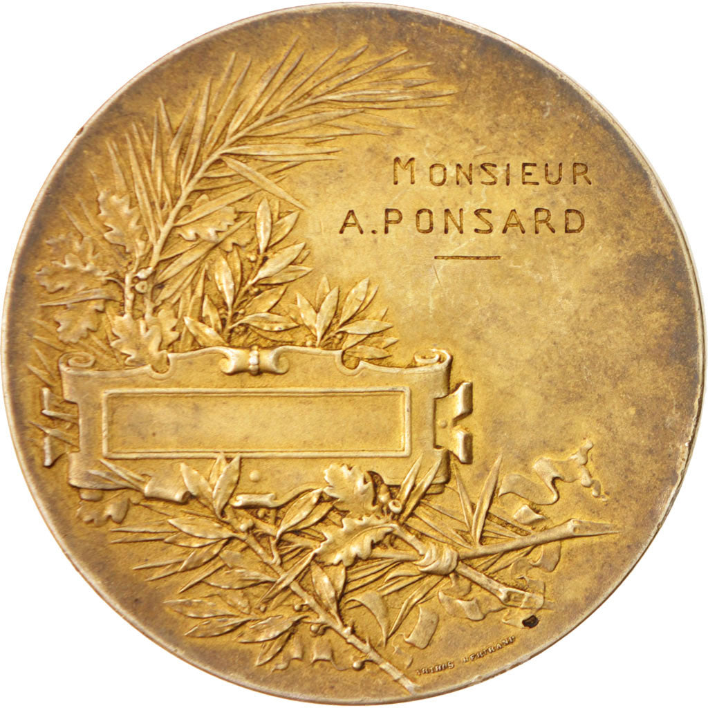 Frankreich, Medal, French Third Republic, Politics, Society, War, SS+, Vermeil