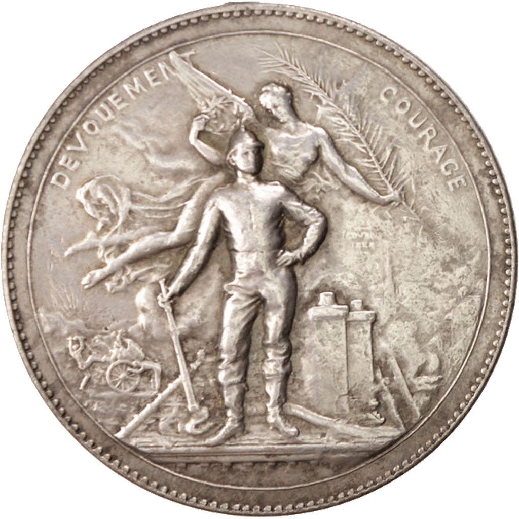 France, Medal, French Third Republic, Politics, Society, War, EF(40-45), Silver