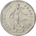 FRANCE, Semeuse, 2 Francs, 1992, KM #942.1, AU(55-58), Nickel, 26.5, Gadoury...