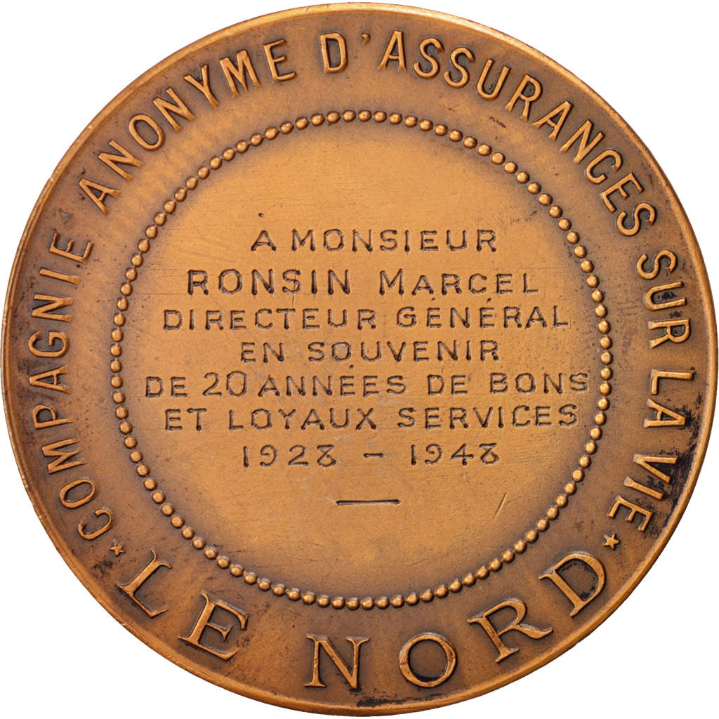FRANCE, Politics, Society, War, French Fourth Republic, Medal, AU(50-53),...