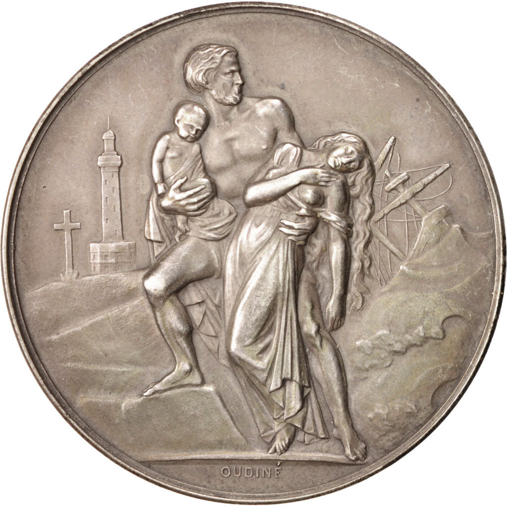 FRANCE, Politics, Society, War, French Third Republic, Medal, AU(55-58), Oudiné,