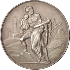 FRANCE, Politics, Society, War, French Third Republic, Medal, AU(55-58), Oudiné,