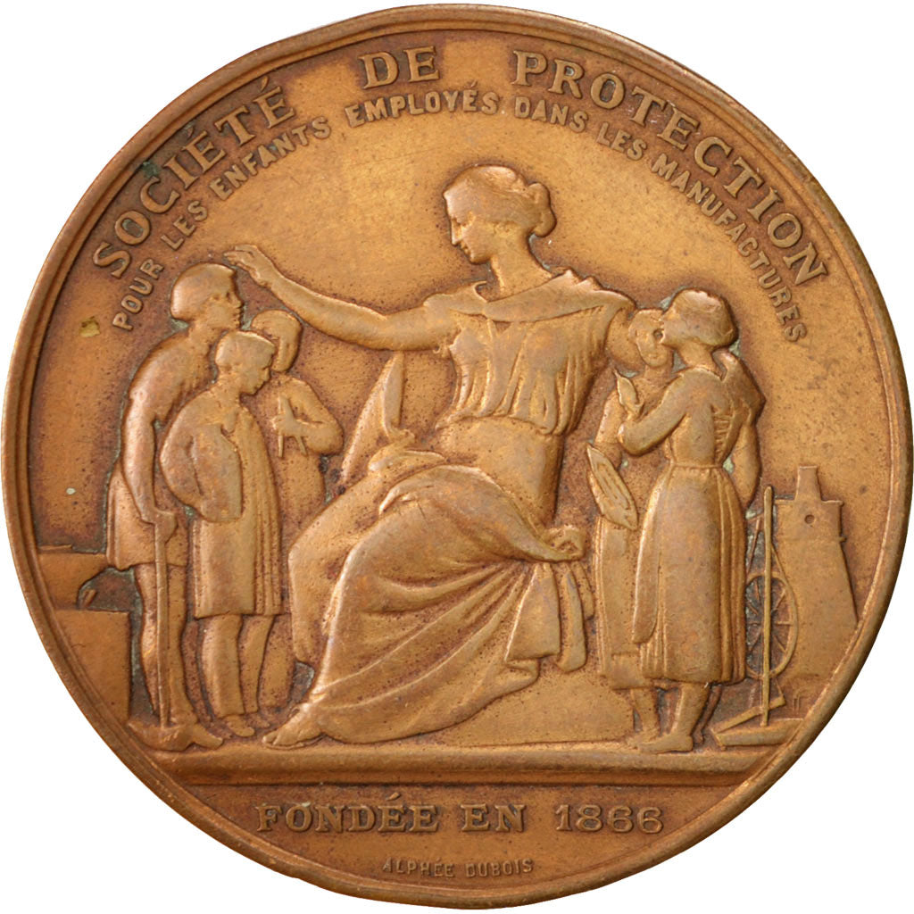 Frankreich, Medal, French Third Republic, Politics, Society, War, Dubois.A, SS+