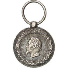 FRANCE, History, Second French Empire, Medal, 1860, AU(50-53), Silver, 15, 2.70