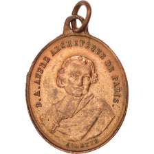 FRANCE, History, Louis Philippe I, Medal, 1848, AU(50-53), Copper, 25, 2.50