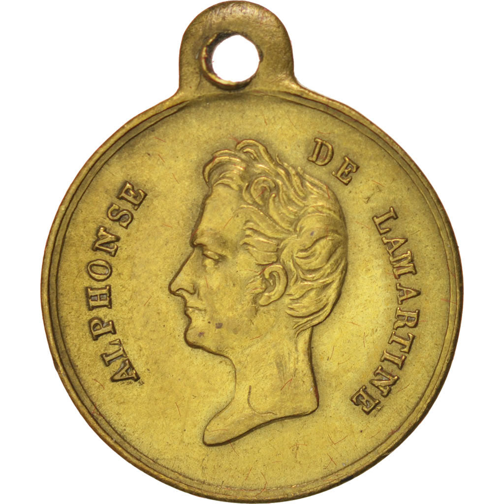 FRANCE, History, French Second Republic, Medal, 1848, AU(55-58), Copper, 18,...