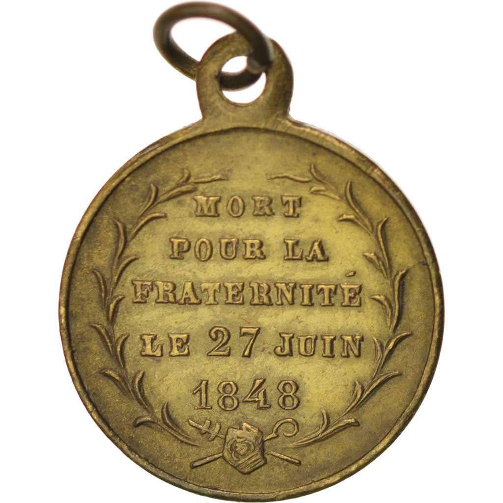 France, Medal, French Second Republic, History, 1848, MS(60-62), Copper