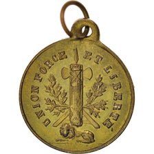 France, Medal, French Second Republic, History, 1848, AU(55-58), Copper