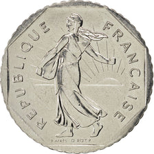 FRANCE, Semeuse, 2 Francs, 1998, KM #942.1, MS(63), Nickel, 26.5, Gadoury #547,.