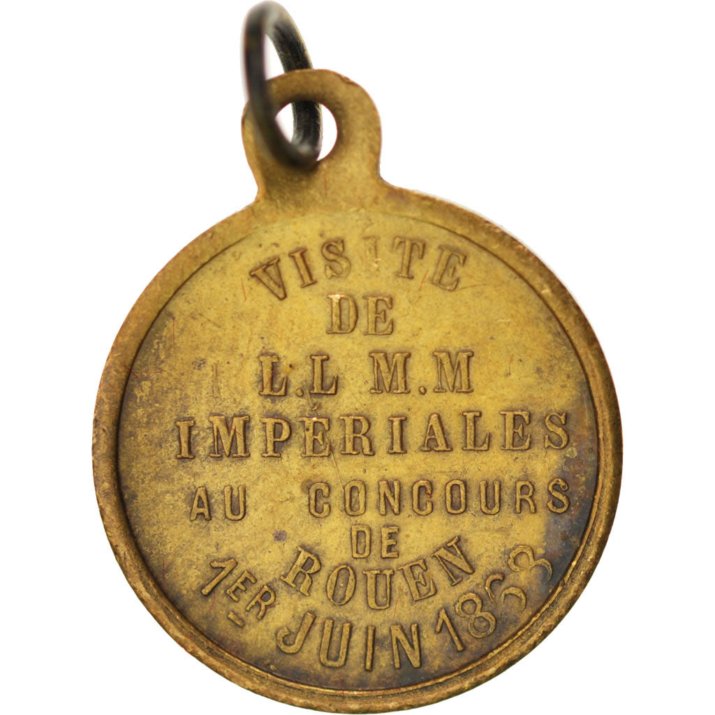 France, Medal, Second French Empire, History, 1868, TTB+, Cuivre