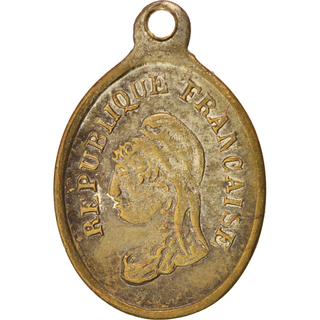 FRANCE, History, French Second Republic, Medal, 1848, AU(50-53), Copper, 17,...
