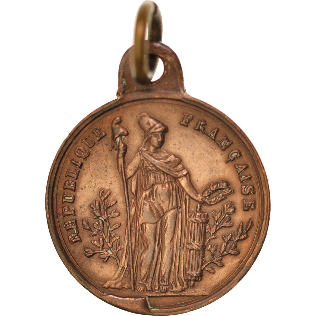 Frankreich, Medal, French Second Republic, History, 1848, VZ, Kupfer