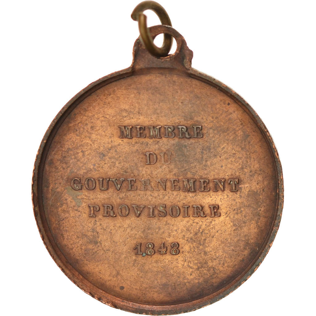 Frankreich, Medal, French Second Republic, History, 1848, VZ, Kupfer