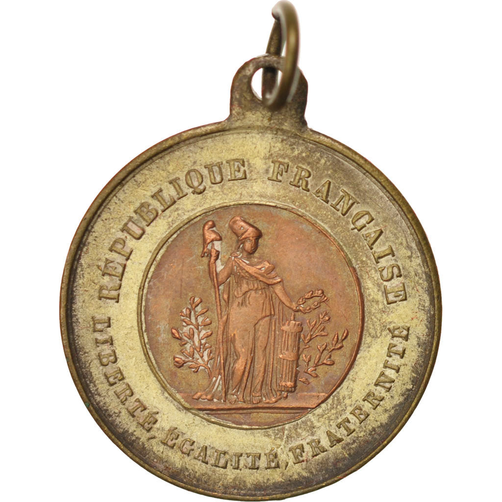 Frankrijk, Medal, French Second Republic, History, 1848, ZF+, Koper