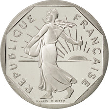 FRANCE, Semeuse, 2 Francs, 1992, KM #942.2, MS(65-70), Nickel, 26.5, Gadoury...