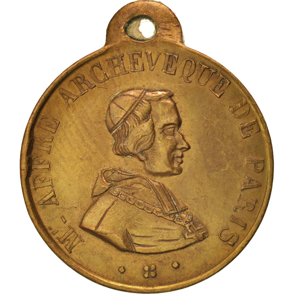 France, Medal, French Second Republic, History, 1848, SUP, Cuivre