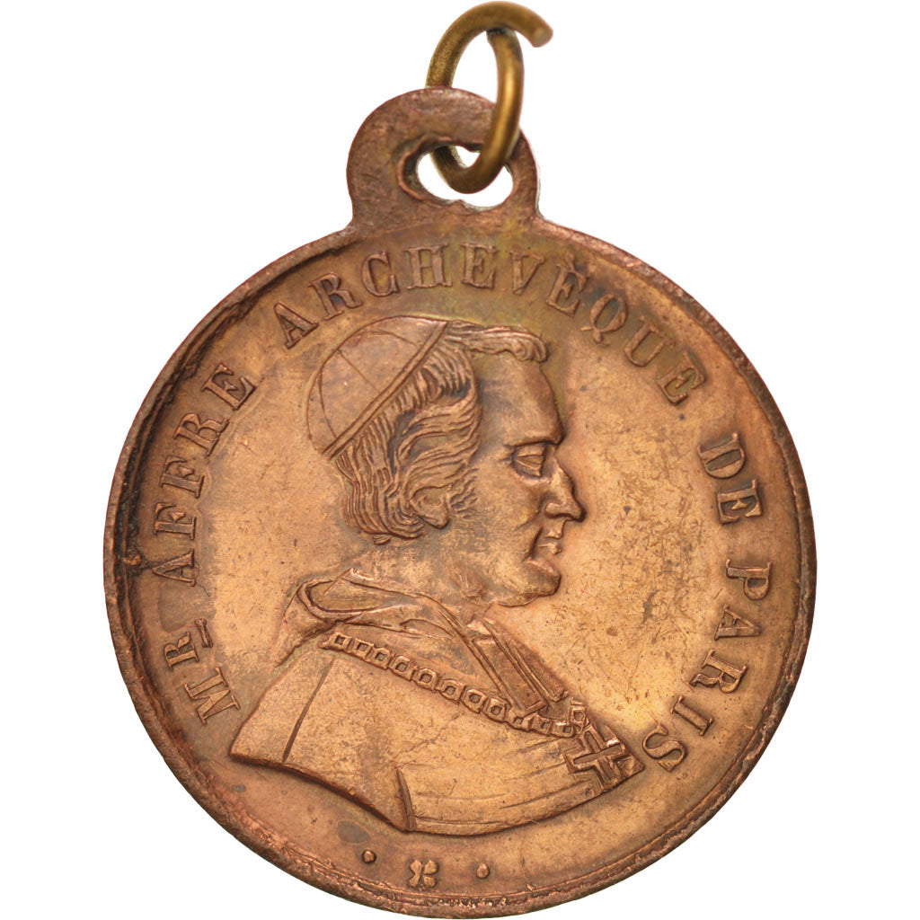 France, Medal, French Second Republic, History, 1848, SUP, Cuivre