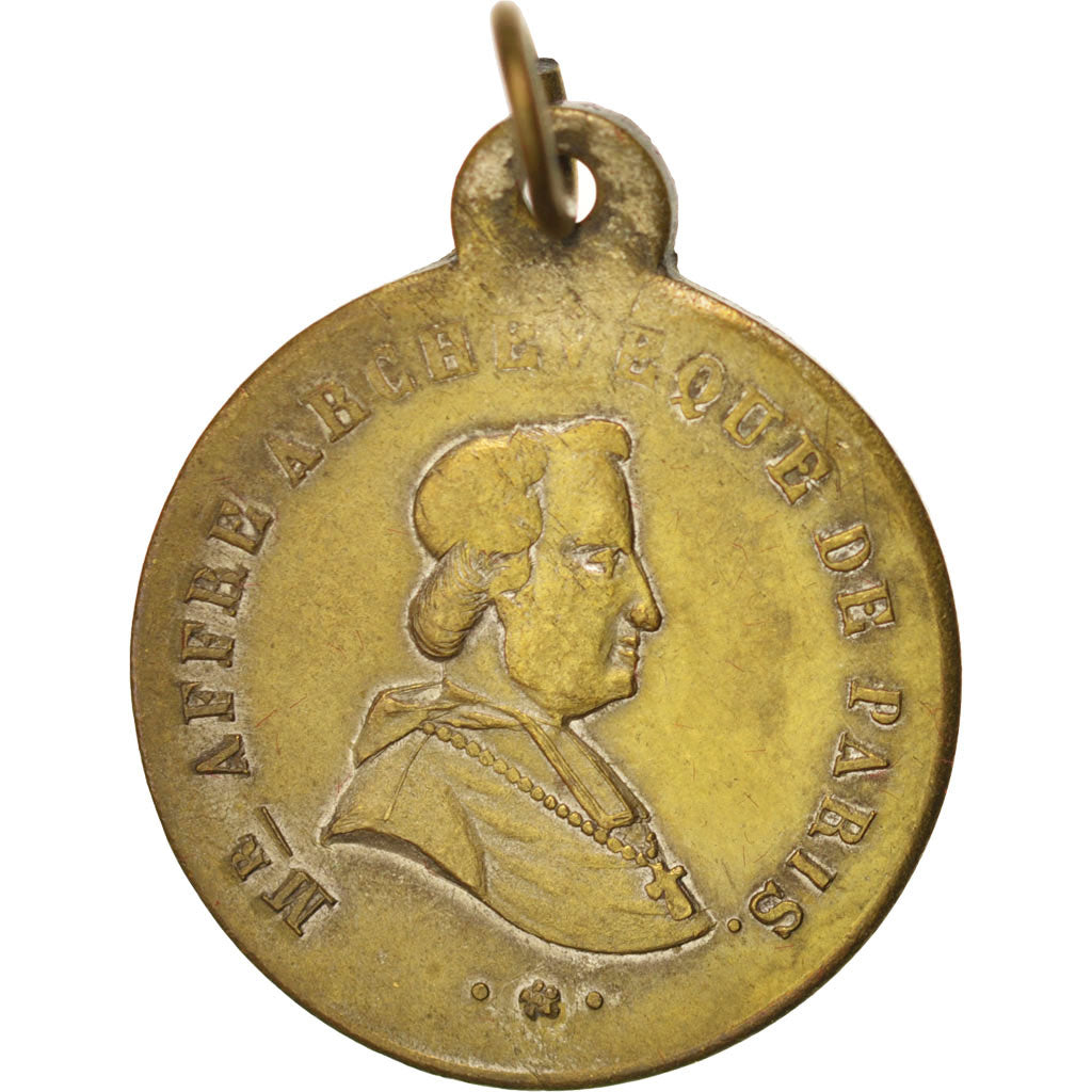 France, Medal, French Second Republic, History, 1848, TTB+, Cuivre