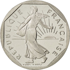 FRANCE, Semeuse, 2 Francs, 1997, KM #942.2, MS(65-70), Nickel, 26.5, Gadoury...