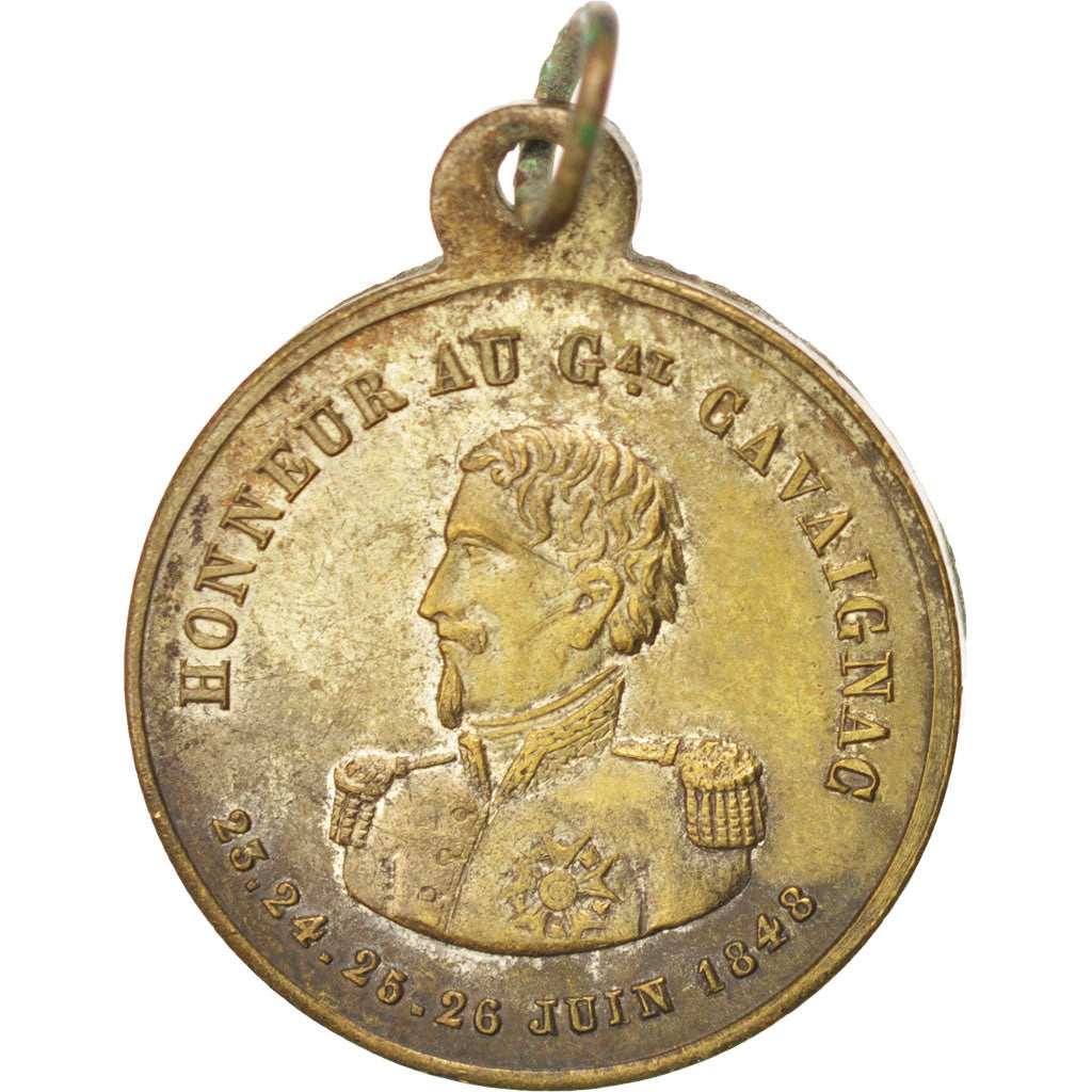 Francia, Medal, French Second Republic, History, SPL-, Rame