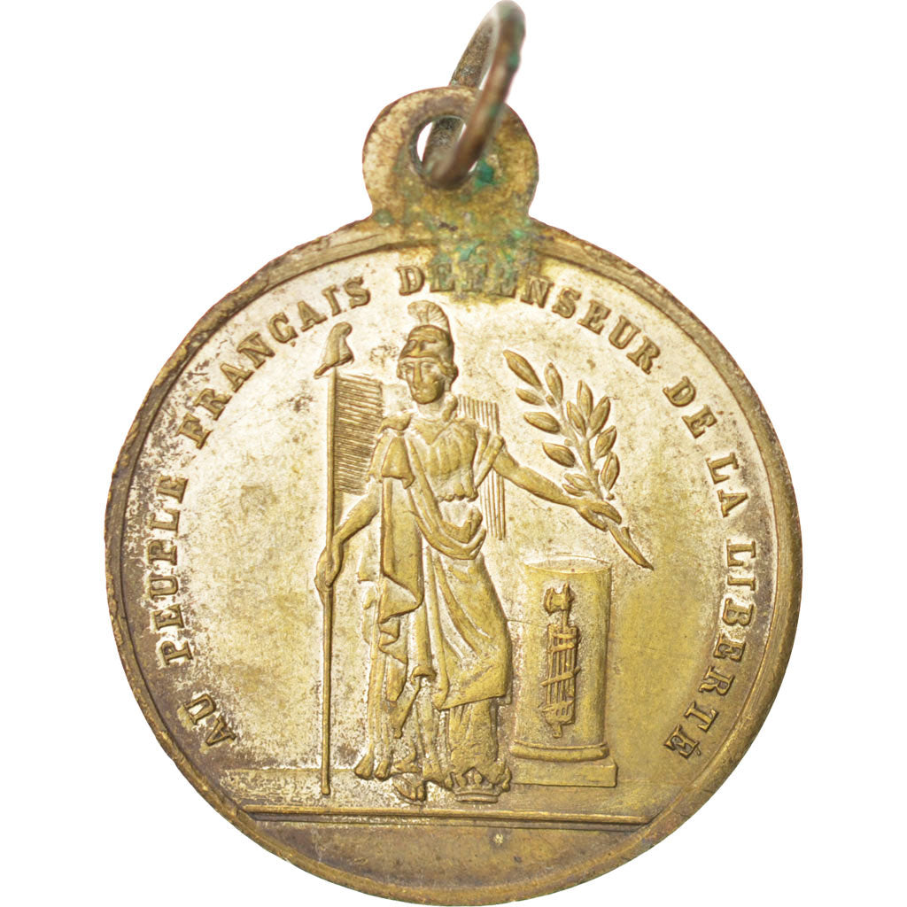 Francia, Medal, French Second Republic, History, SPL-, Rame