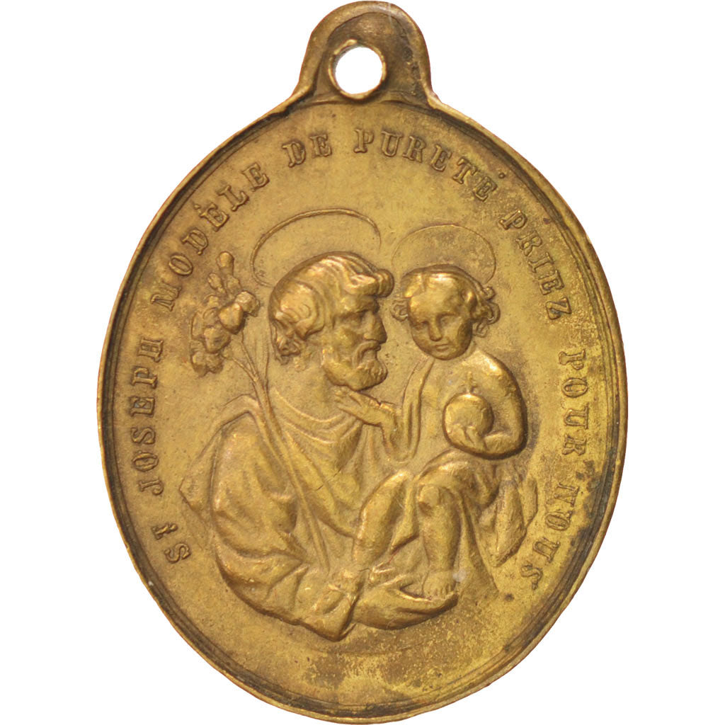 FRANCE, Religions & beliefs, French Second Republic, Medal, AU(50-53), Copper,..