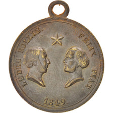 France, 5 Francs, French Second Republic, History, 1849, TTB+, Cuivre