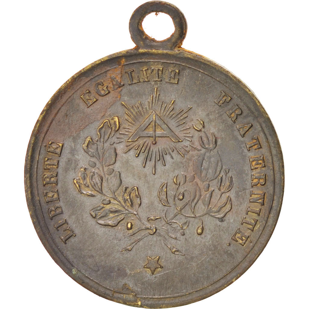 France, 5 Francs, French Second Republic, History, 1849, TTB+, Cuivre