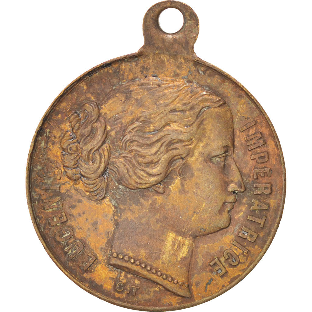 FRANCE, History, Second French Empire, Medal, EF(40-45), Copper, 23, 4.80