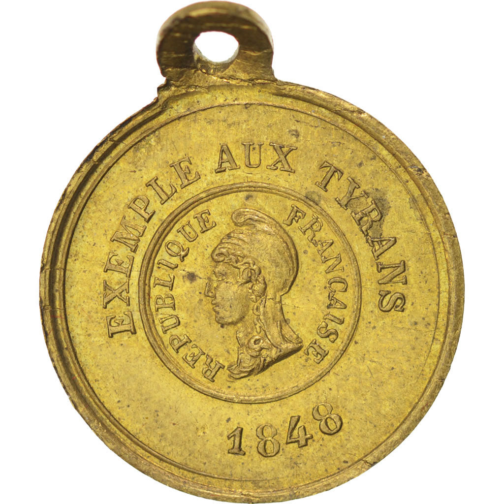 France, Medal, French Second Republic, History, 1848, SUP, Cuivre