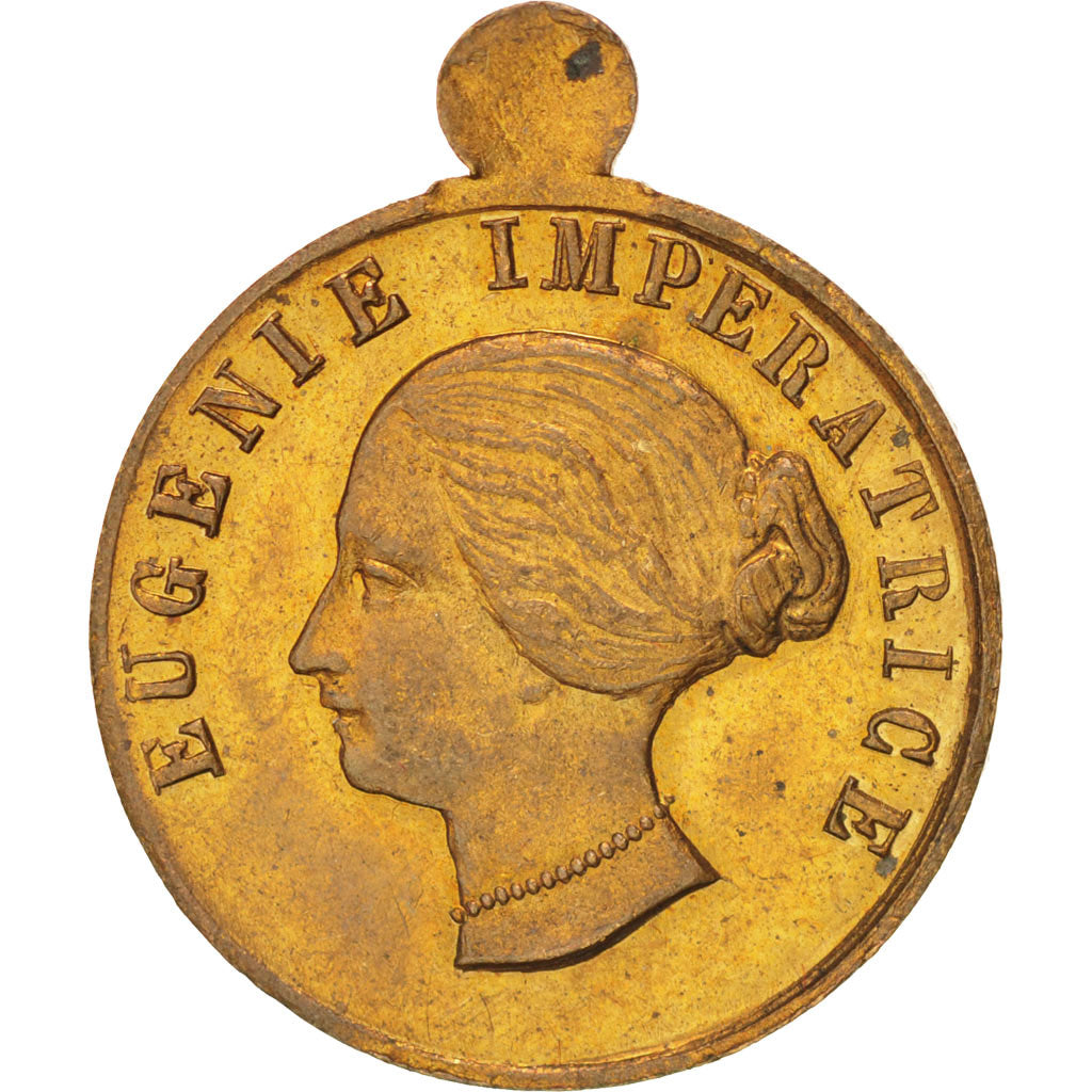 France, Medal, Second French Empire, History, 1853, AU(55-58), Copper