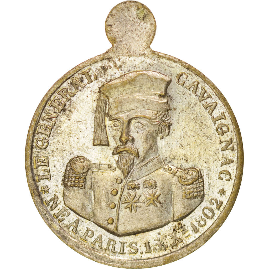 France, Medal, French Second Republic, History, TTB+, Cuivre