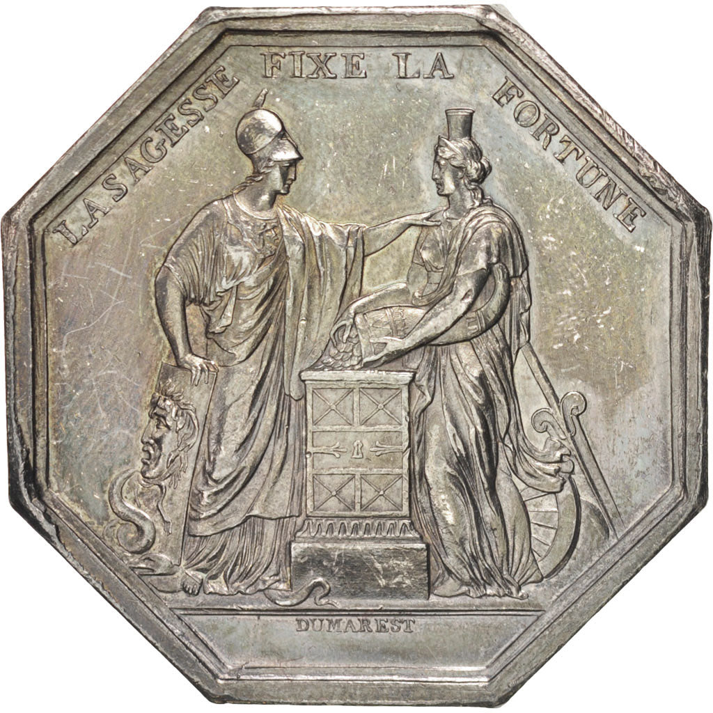 France, Token, Bank, Dumarest, AU(50-53), Silver