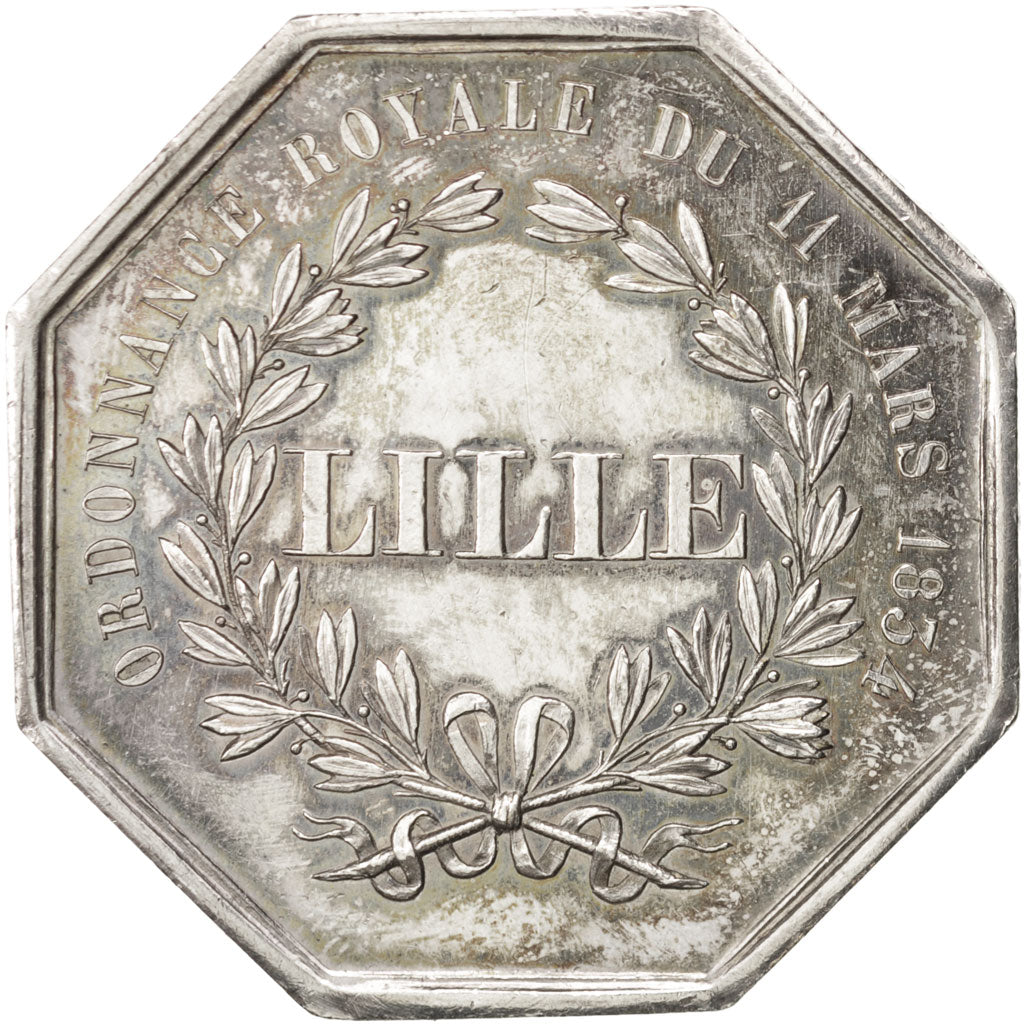 France, Token, Savings Bank, AU(55-58), Silver