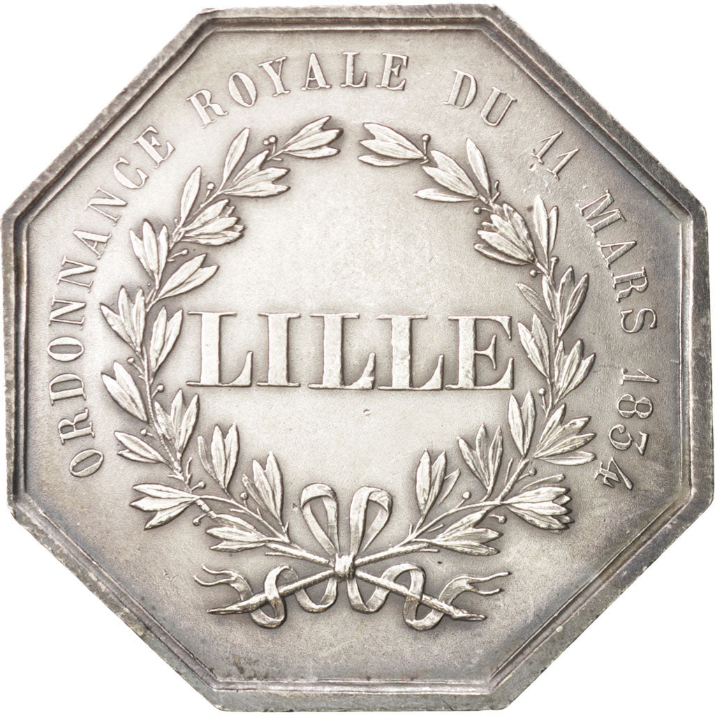 France, Token, Savings Bank, AU(55-58), Silver