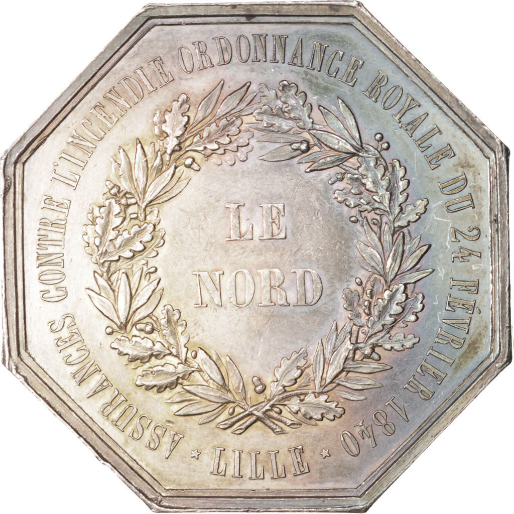 France, Token, Insurance, AU(55-58), Silver, Gailhouste:563
