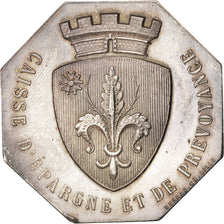 France, Token, Savings Bank, 1902, AU(55-58), Silver