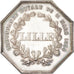 France, Token, Savings Bank, AU(50-53), Silver