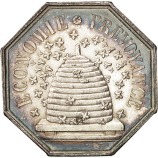 France, Token, Savings Bank, MS(60-62), Silver, Jacqmin:103