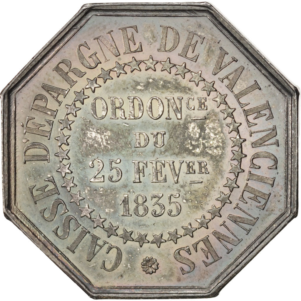 France, Token, Savings Bank, MS(60-62), Silver, Jacqmin:103