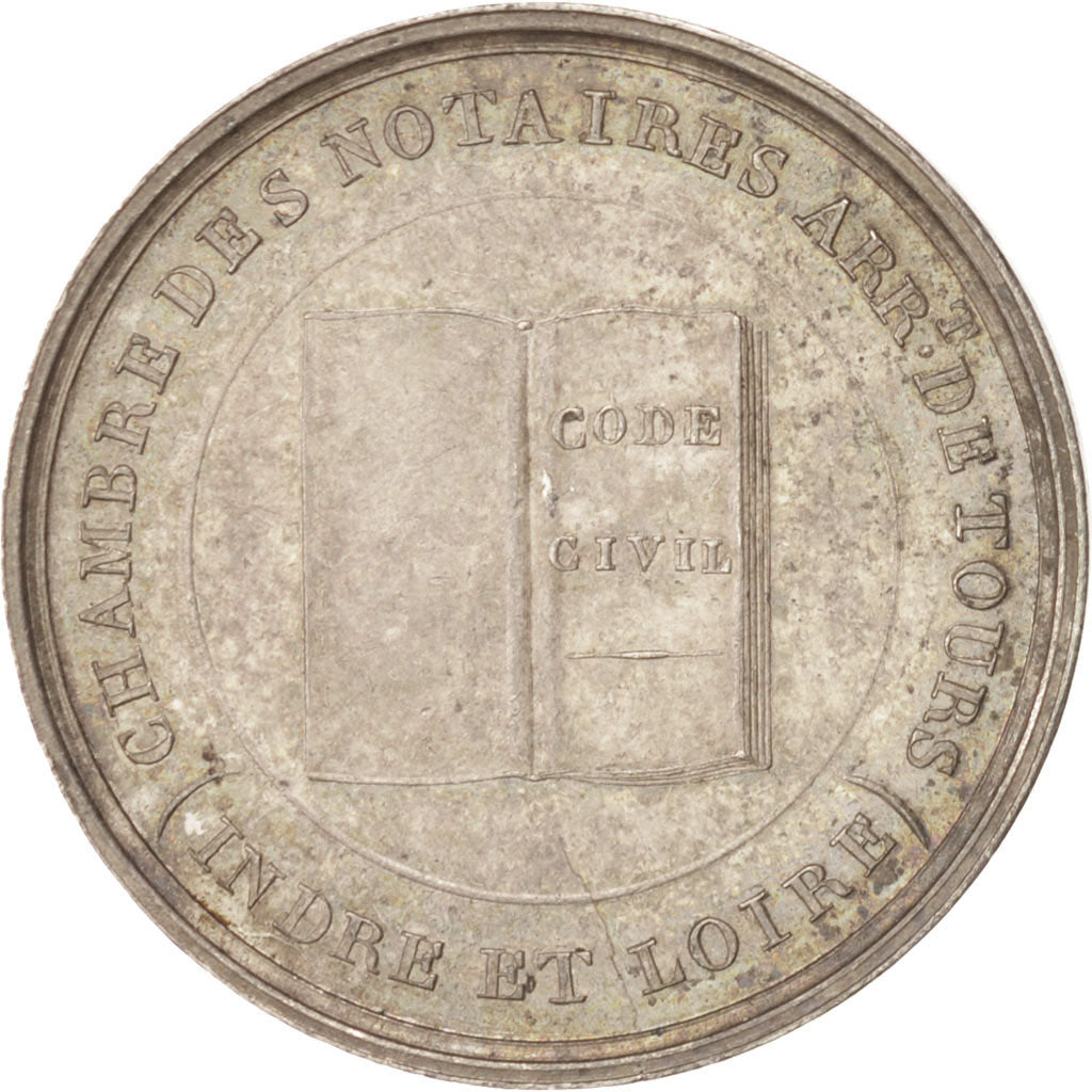 Francja, Token, Notariusz, AU(55-58), Srebro, Lerouge:406