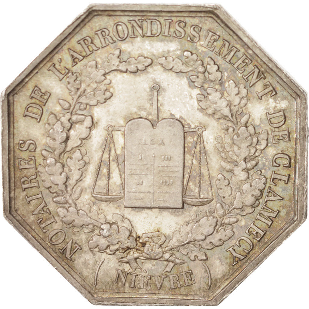 Francia, Token, Notary, Oudiné, BB+, Argento, Lerouge:95