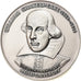 Japan, Medal, William Shakespeare, Meisei University, 20 Years, MS(63), Silvered