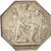 France, Token, Notary, Borrel, AU(50-53), Silver, Lerouge:354