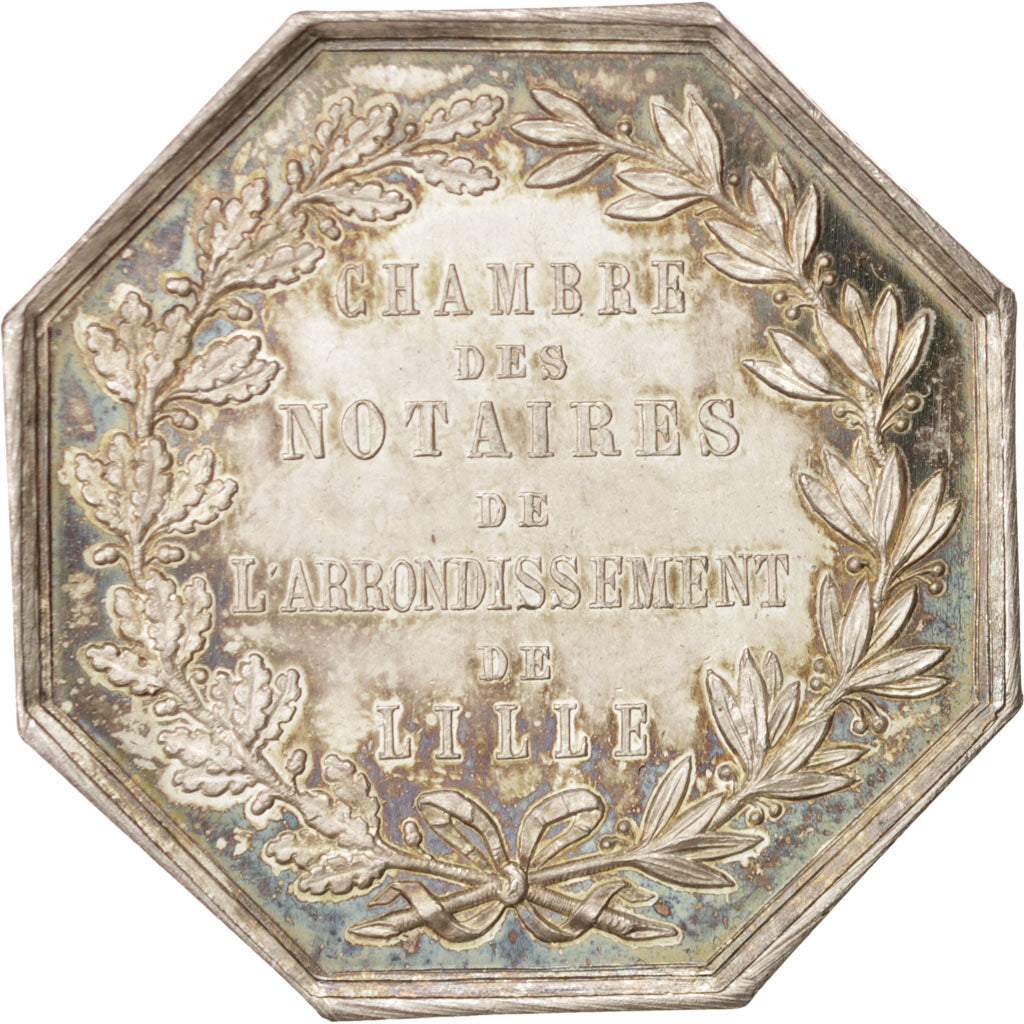 Frankreich, Token, Notary, VZ, Silber, Lerouge:161