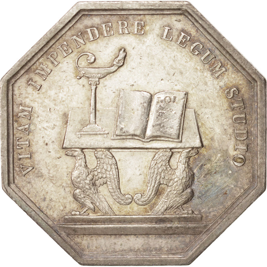 France, Justice, Token, AU(50-53), Silver, 33, 16.50