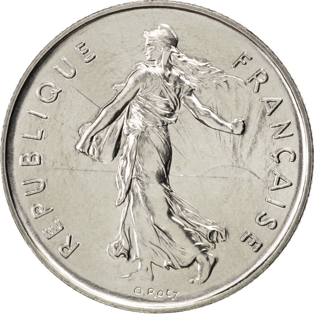 Coin, France, Semeuse, 5 Francs, 1987, MS(63), Nickel Clad Copper-Nickel
