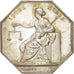 France, Token, Notary, Caqué, MS(60-62), Silver, Lerouge:92